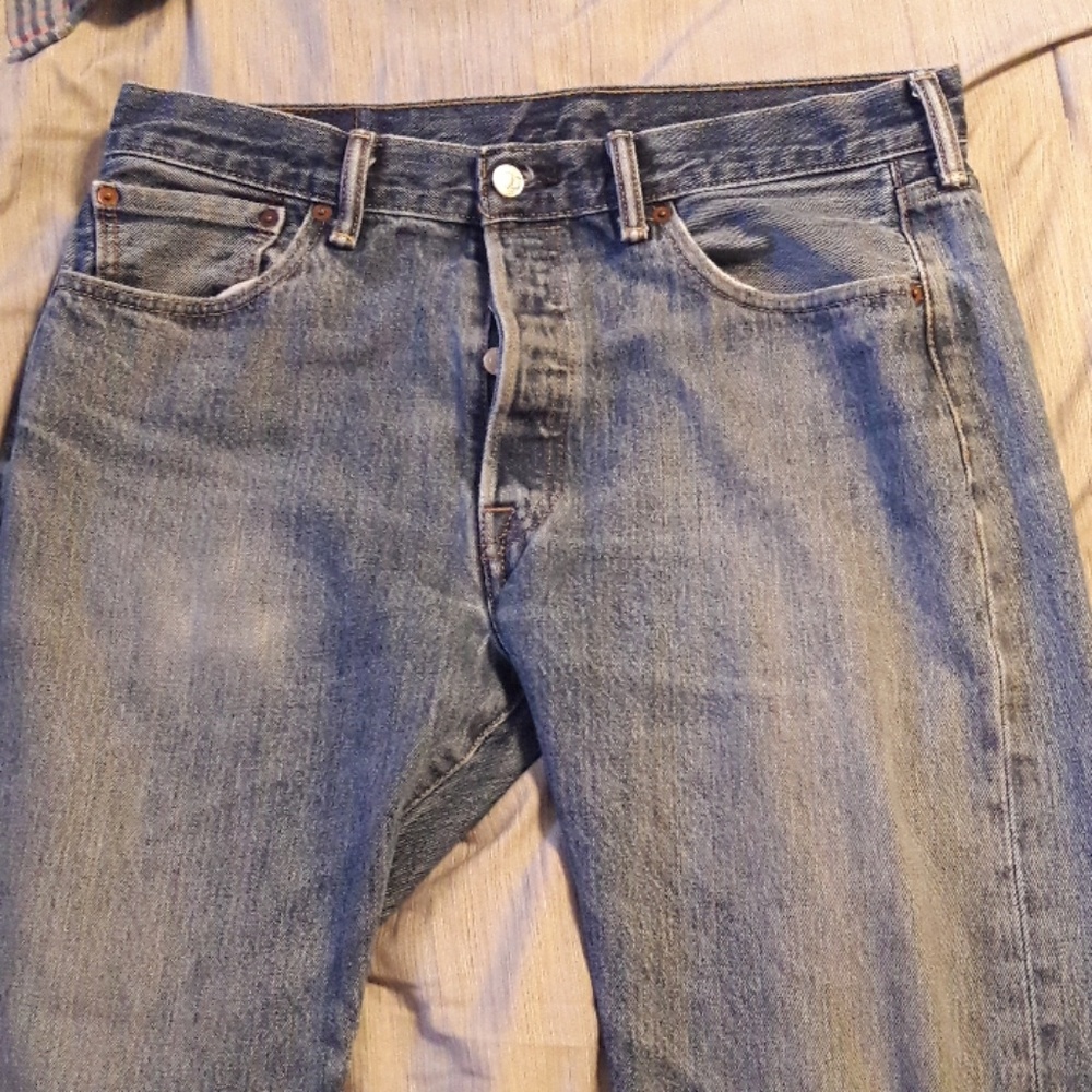 Vintage Levi's 501 High Waisted Button Down Fly